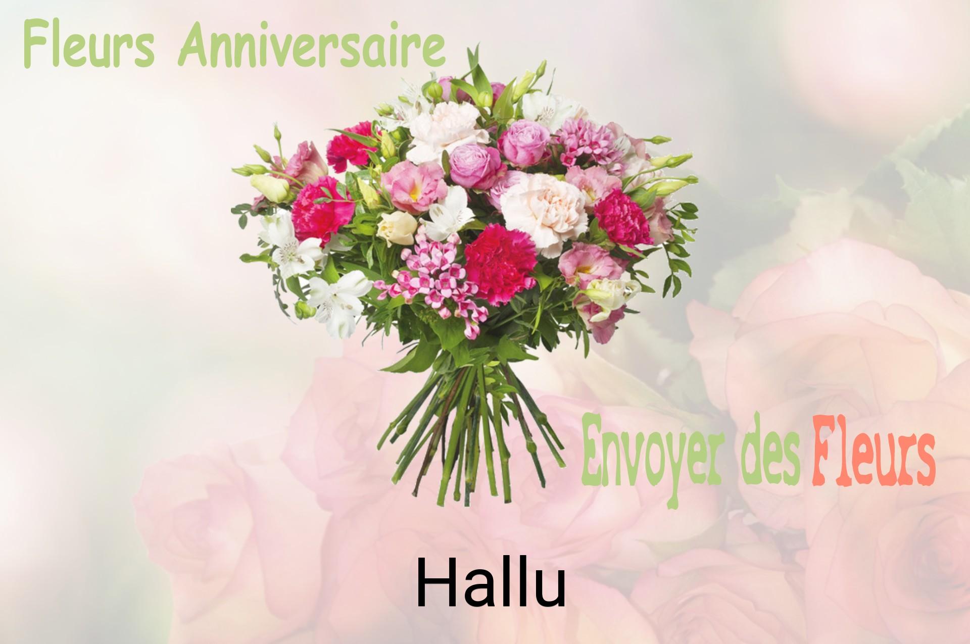 Bouquet de fleurs d’anniversaire livré à Hallu